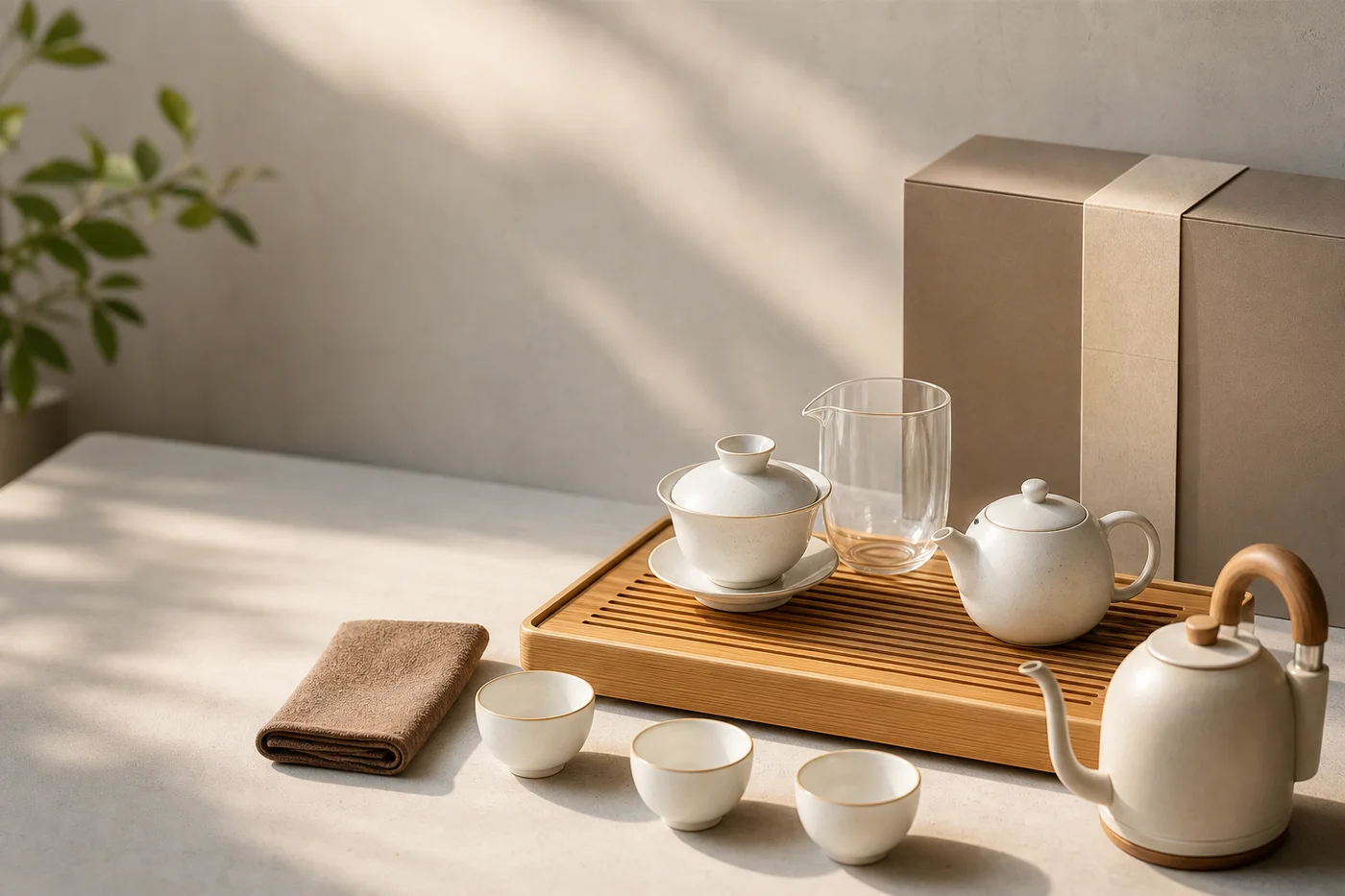 茶具與桌面配件陳列
